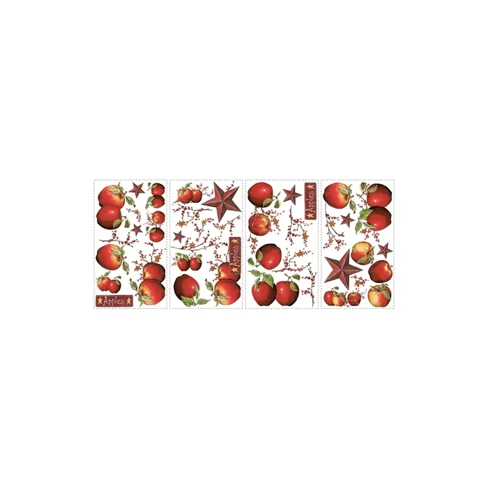 Country Apples Peel and Stick Wall Decals