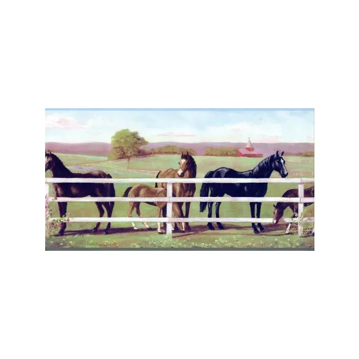 Childrens Horse Wallpaper Border