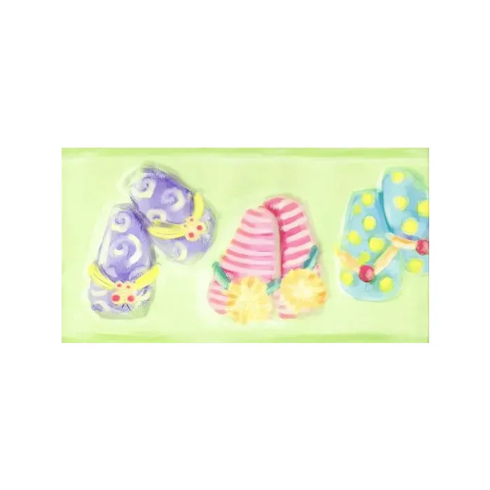 Girls Flip Flop Wallpaper Border