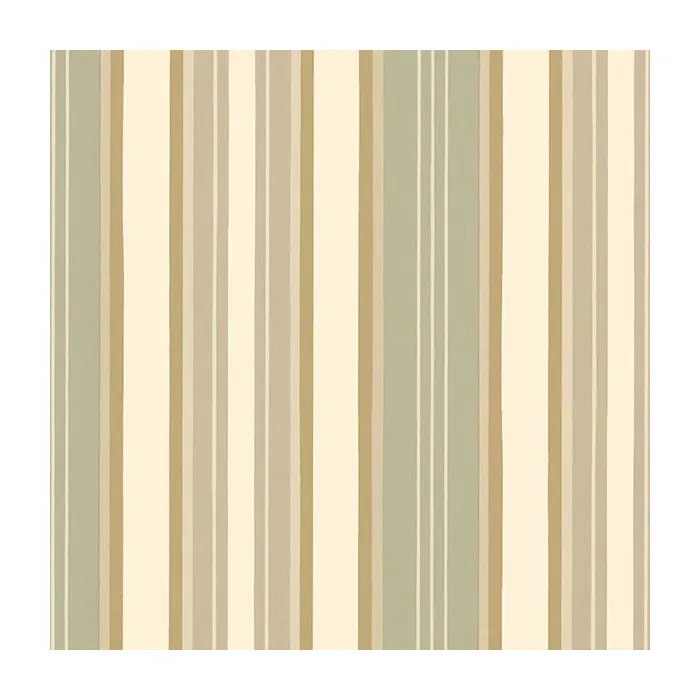 Textured Stripe Wallpaper Metallic Gold, Green, Tan, Cream Norwall Wallcovering SD25661