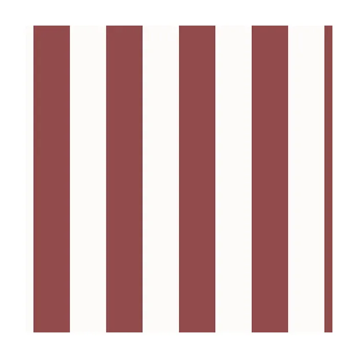1.25" Regency Stripe Wallpaper Red, White Norwall Wallcovering SD36125
