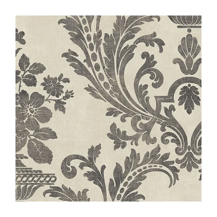 Sari with Texture Wallpaper Beige/Black Norwall Wallcovering SD36152
