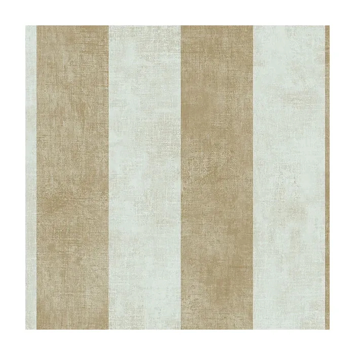 Stripe with Texture Wallpaper Light Green, Metallic Gold Norwall Wallcovering SD36160
