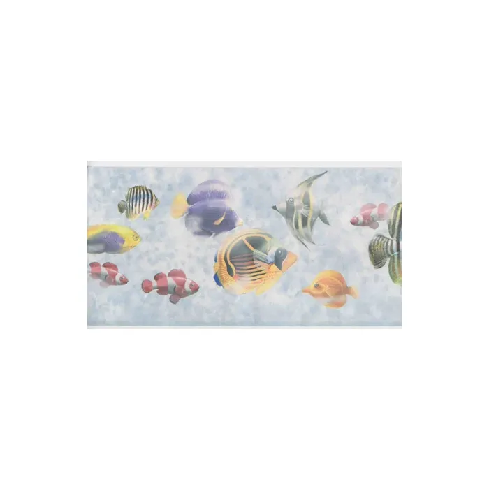 Swimming Tropical Fish Wallpaper Border