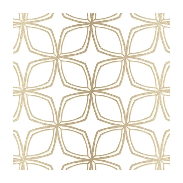 Geo Wallpaper Taupe, Gold Norwall Wallcovering SH34552