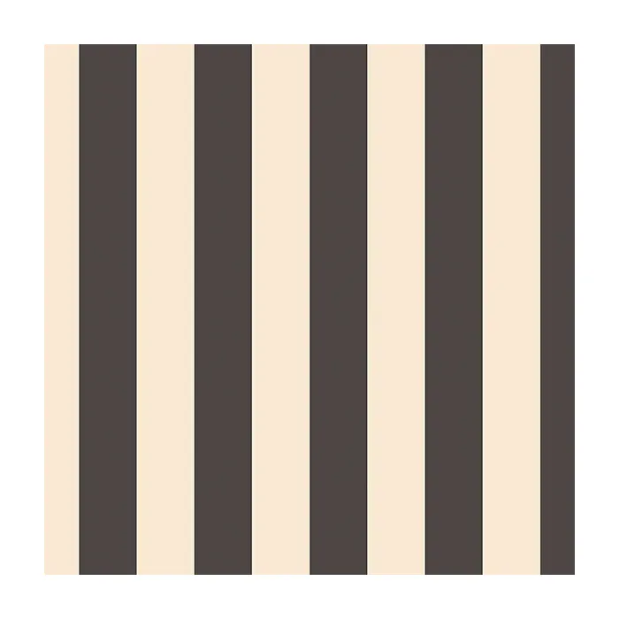 1.25" Regency Stripe Wallpaper Black, Beige Norwall Wallcovering SH34554