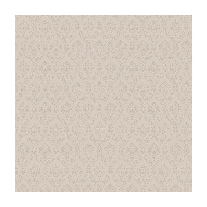 Small Damask Wallpaper Taupe Norwall Wallcovering SK34708