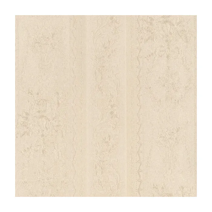 In Register Stripe Wallpaper Cream Norwall Wallcovering SK34717