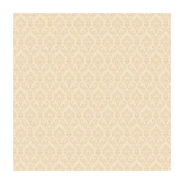 Small Damask Wallpaper Cream Norwall Wallcovering SK34721