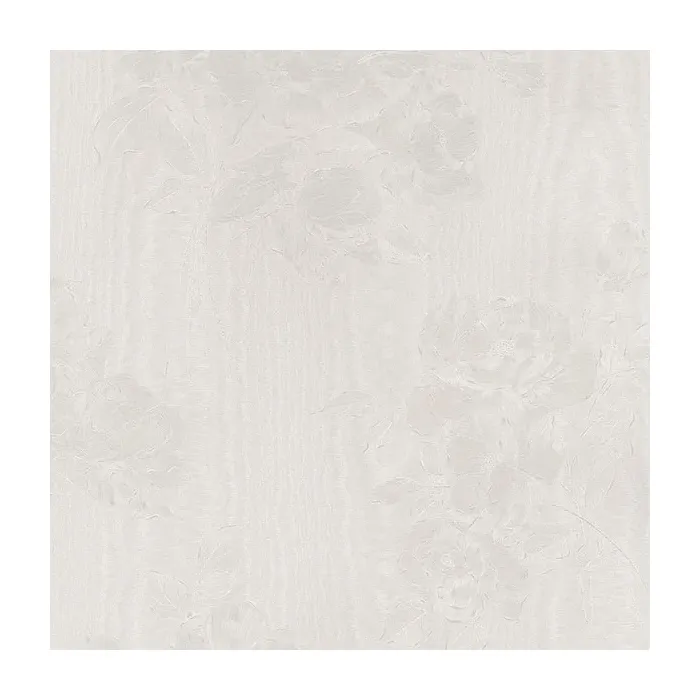 In Register Floral Moiré Wallpaper Light Grey Norwall Wallcovering SK34729