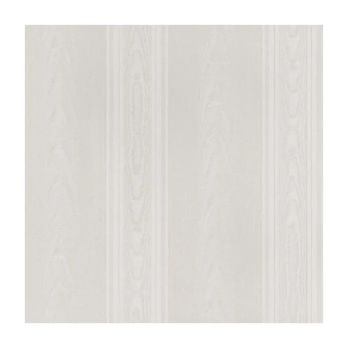 Medium Moiré Stripe Wallpaper Light Grey Norwall Wallcovering SK34731
