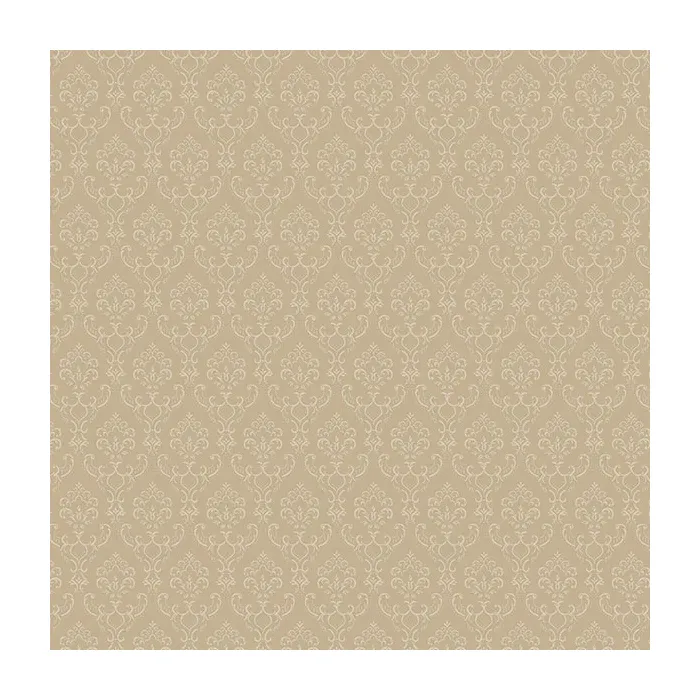 Small Damask Wallpaper Metallic Gold Norwall Wallcovering SK34757