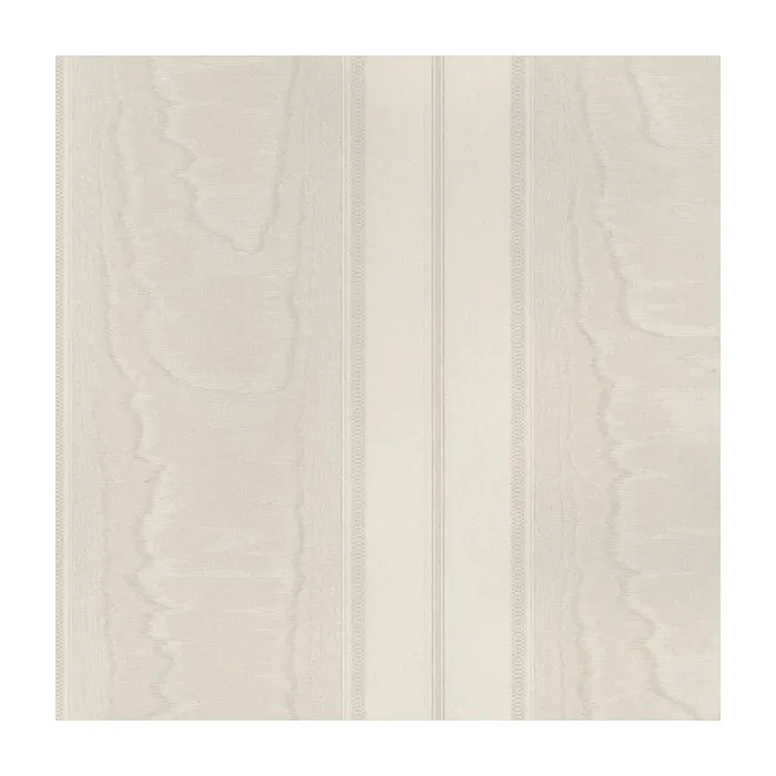 Wide Moiré Wallpaper Light Cream, Beige Norwall Wallcovering SK34760