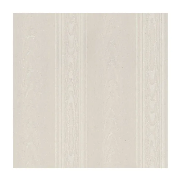 Medium Moiré Stripe Wallpaper Light Cream, Beige Norwall Wallcovering SK34764