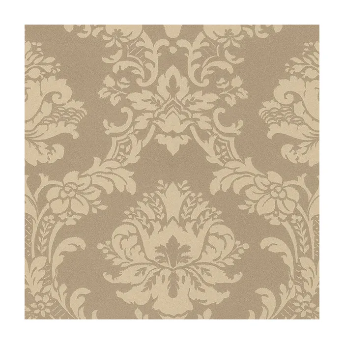 Document Damask Wallpaper Metallic Gold Norwall Wallcovering SL27541
