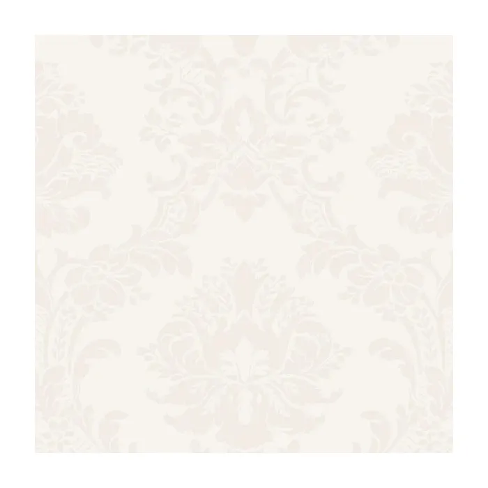 Document Damask Wallpaper White, Pearl Norwall Wallcovering SL27545