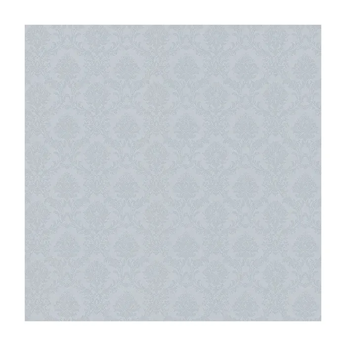 Mini Damask Wallpaper Blue, Pearl Norwall Wallcovering SL27561