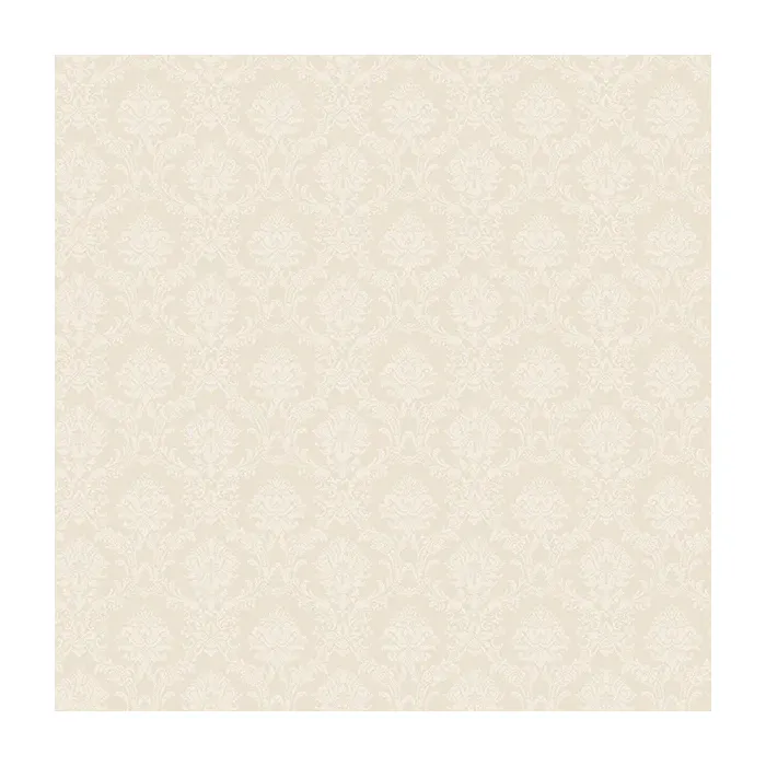 Mini Damask Wallpaper Ivory, Pearl Norwall Wallcovering SL27562