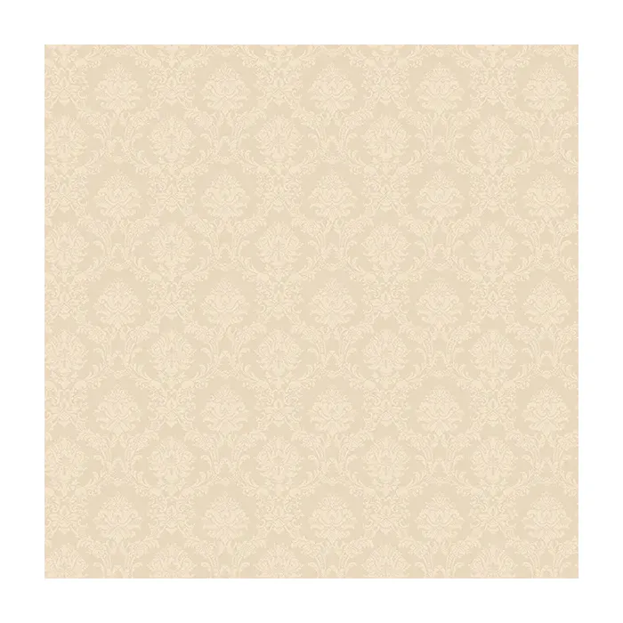 Mini Damask Wallpaper Pearl, Cream Norwall Wallcovering SL27563