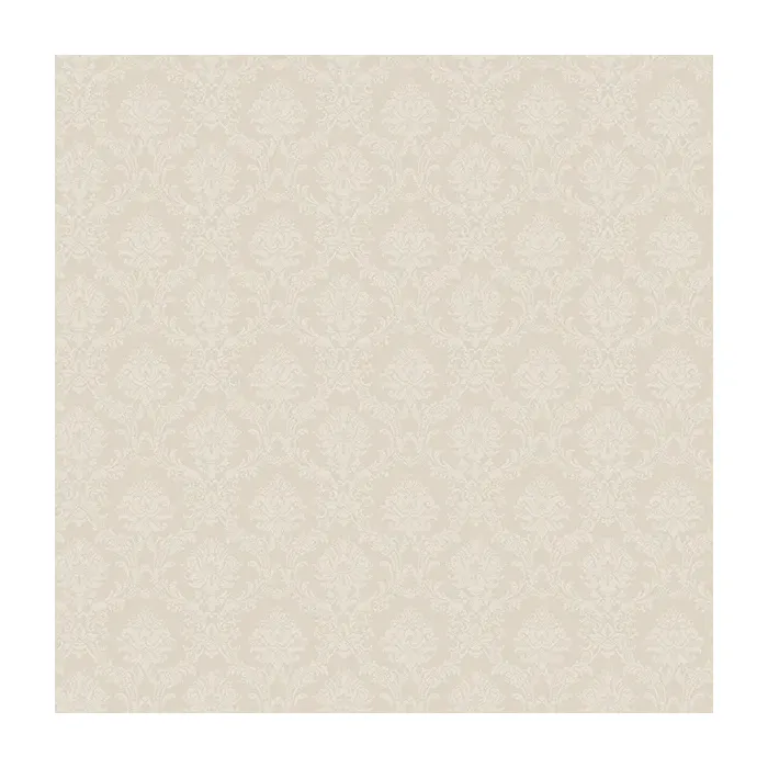 Mini Damask Wallpaper Taupe, Pearl Norwall Wallcovering SL27564