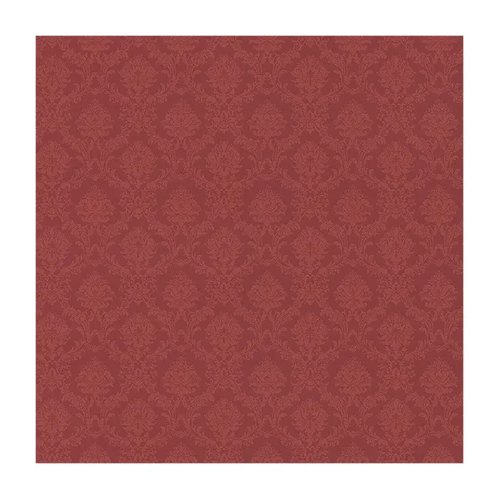 Mini Damask Wallpaper Red Norwall Wallcovering SL27569