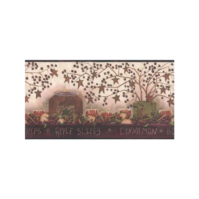 Candle and Potpourri Wallpaper Border SM05131B  - Only 3 left