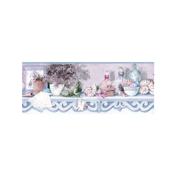 Perfume Bottle Die Cut Wallpaper Border