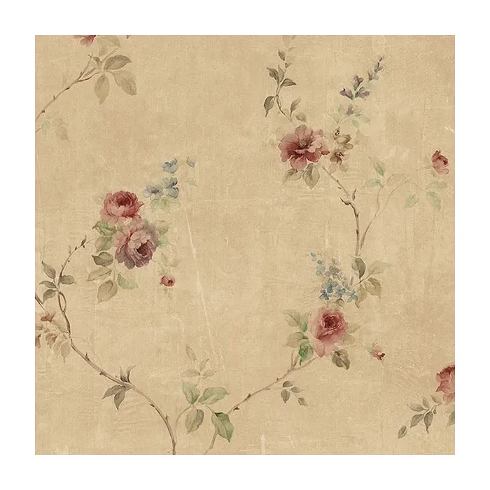 White Wedding Trail Wallpaper Beige, Red, Blue, Green Norwall Wallcovering SP24431