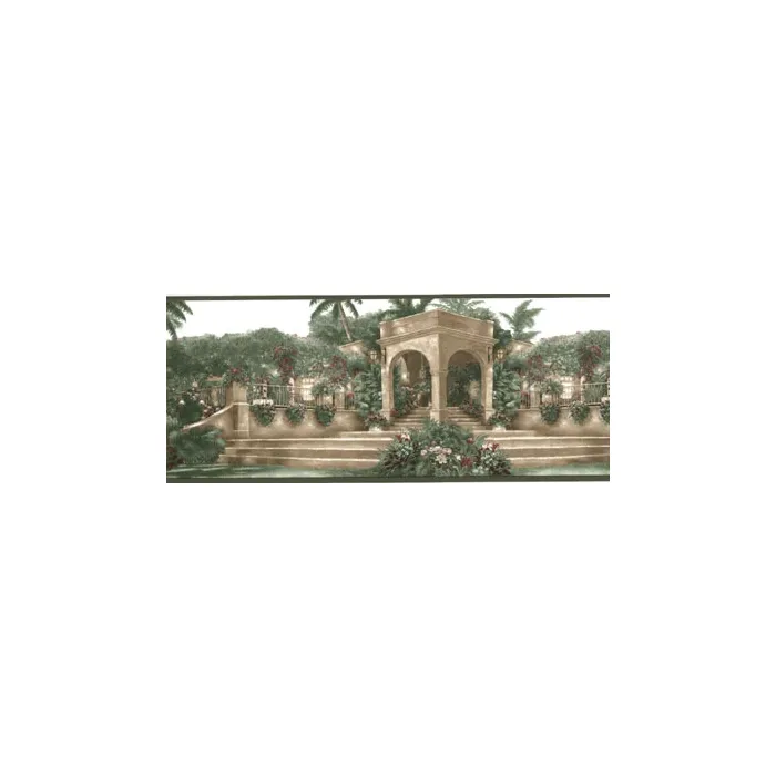 Mediterranean Landscape Wallpaper Border SP76471