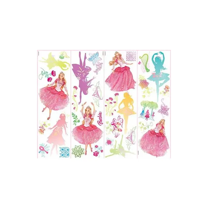 Dancing Barbie Peel and Stick Cutouts ST96404