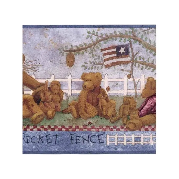 Country Bear Wallpaper Border