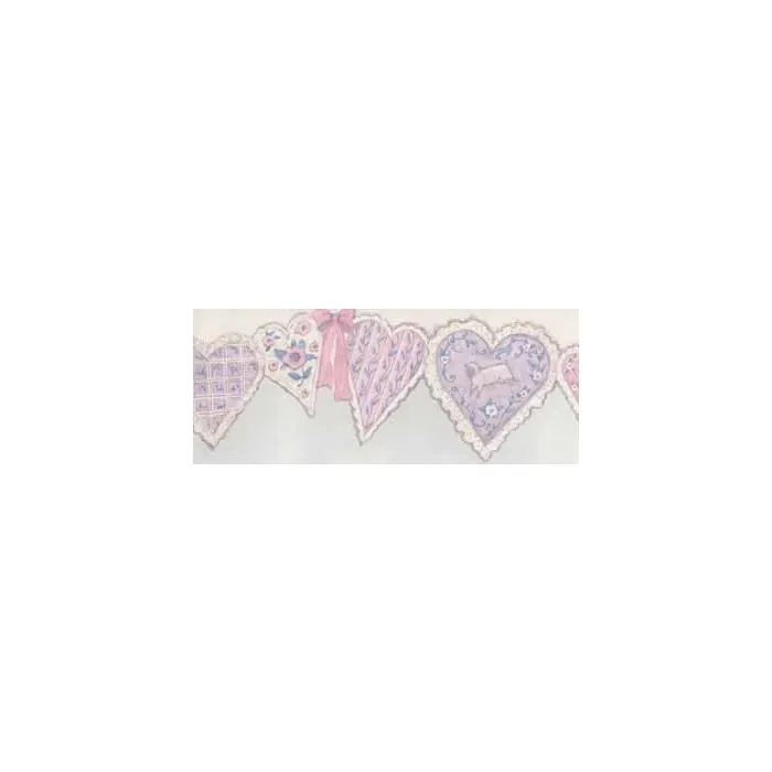 Susan Winget Quilted Hearts Wallpaper Border