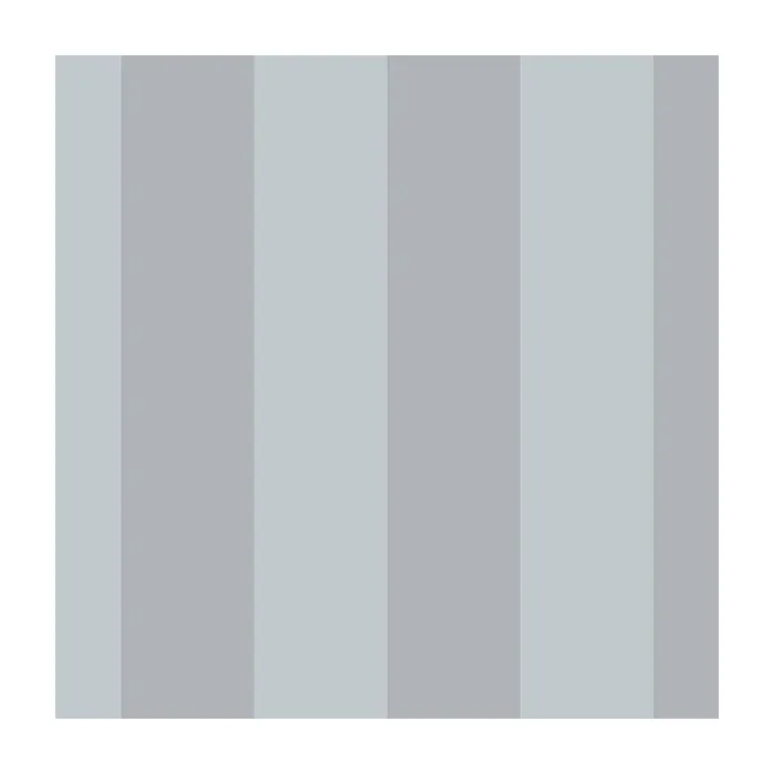 2.5" Tent Stripe Wallpaper Metallic Silver, Grey Norwall Wallcovering SY33914