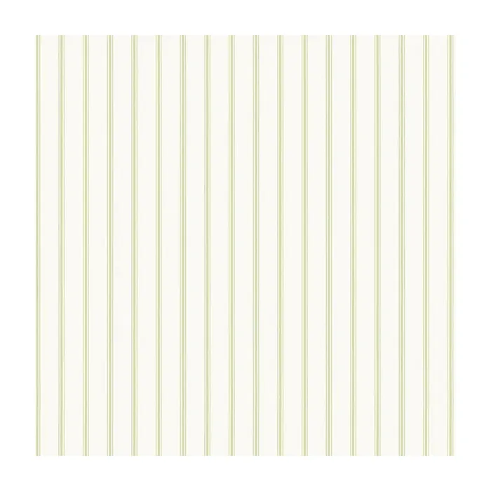 Ticking Stripe Wallpaper Green, White Norwall Wallcovering SY33930