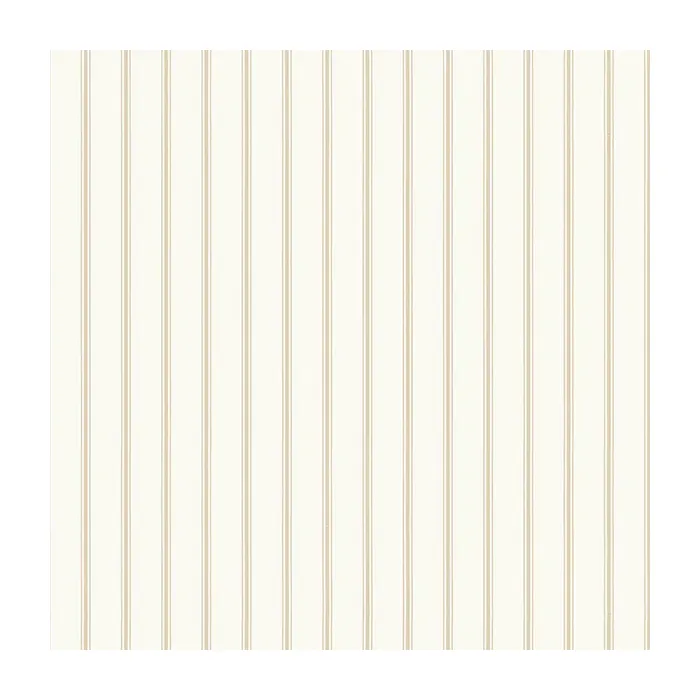 Ticking Stripe Wallpaper Beige, White Norwall Wallcovering SY33931