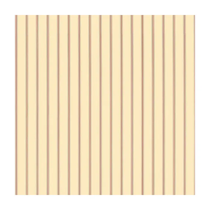 Ticking Stripe Wallpaper Light Ochre, Red Norwall Wallcovering SY33932