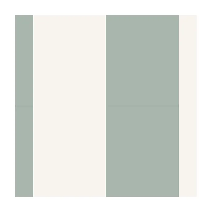 5.25" Stripe Wallpaper Teal, White Norwall Wallcovering SY33946