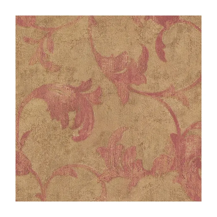 Veneto Wallpaper Metallic Gold, Ochre, Red, Brown Norwall Wallcovering TE29306
