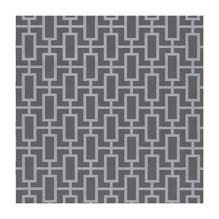 Luxor Print Wallpaper Metallic Silver, Grey Norwall Wallcovering TU27088