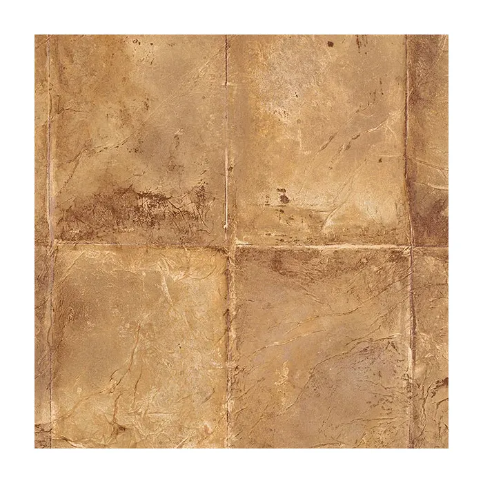 Mike's Tile Wallpaper Red, Ochre, Metallic Gold Norwall Wallcovering TX34807