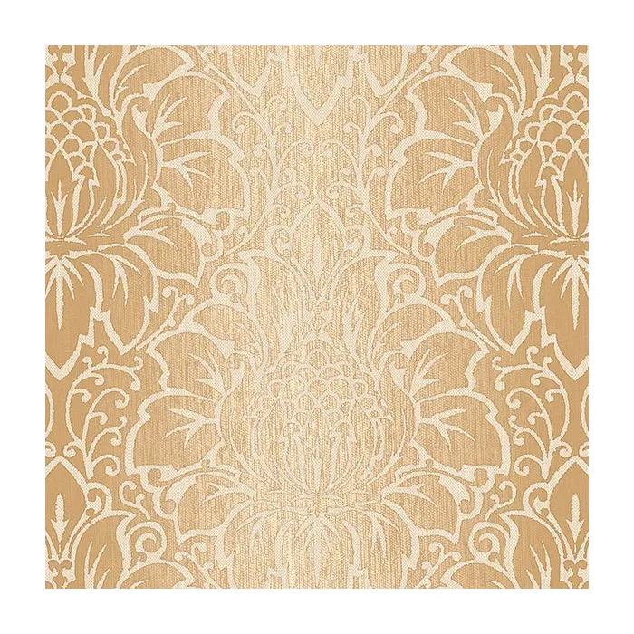 Venetian Damask Wallpaper Cream, Tan Norwall Wallcovering TX34821
