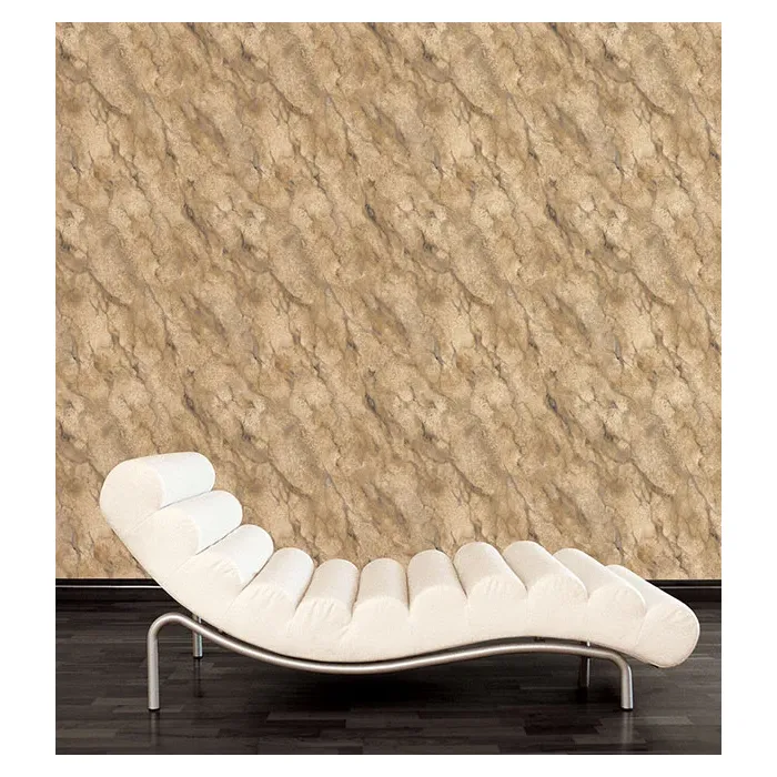 Calacatta Marble Wallpaper Beige, Grey, Ochre, Metallic Gold Norwall Wallcovering TX34846