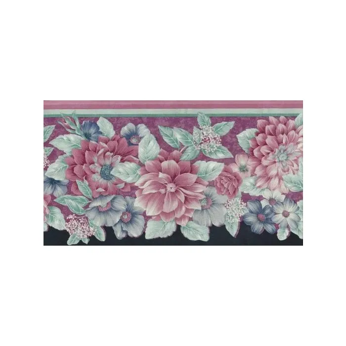 Floral Die Cut Wallpaper Border