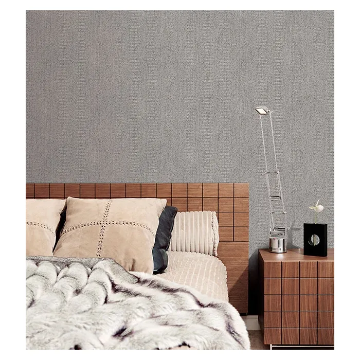 Screen Wallpaper Dark Grey, Metallic Silver Norwall Wallcovering WF36315