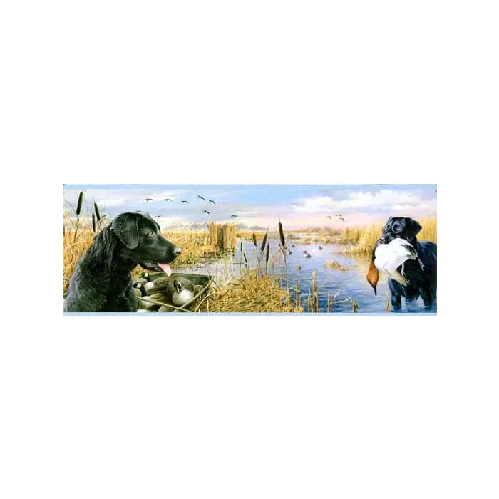 Black Labrador Wallpaper Border- 1 Roll Left