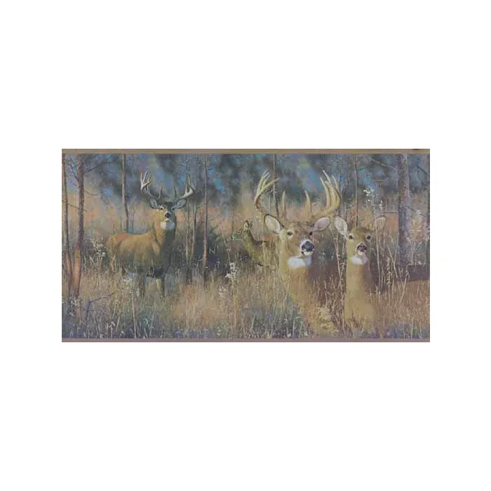 Buck and Doe Wallpaper Border