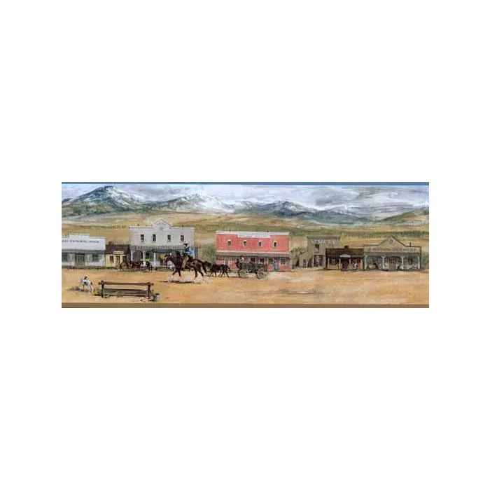 Frontier Town Wall Paper Border