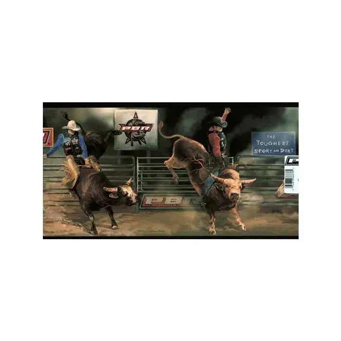 PBR Rodeo Wallpaper Border