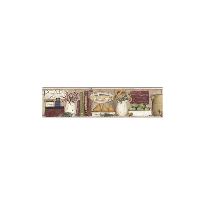 Welcome Home Cupboard Shelf Border