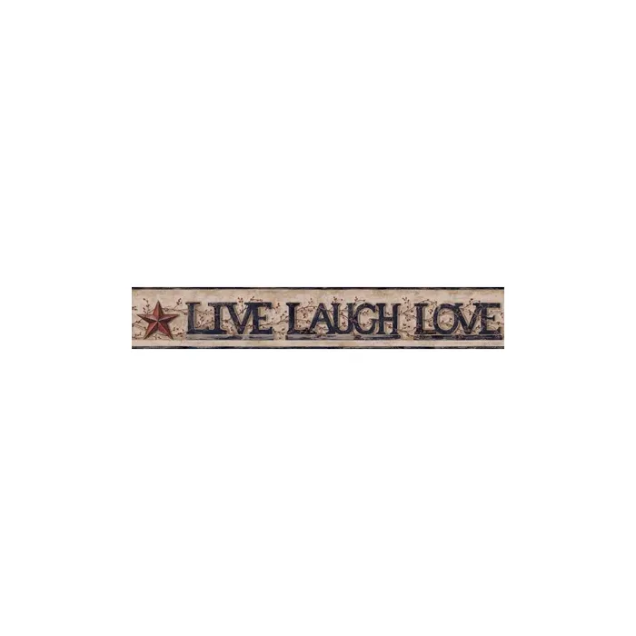 welcome Home Live, Laugh, Love Word Block Border        